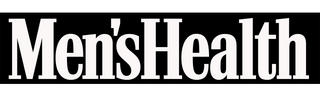 mens health magazine logo (black and white)